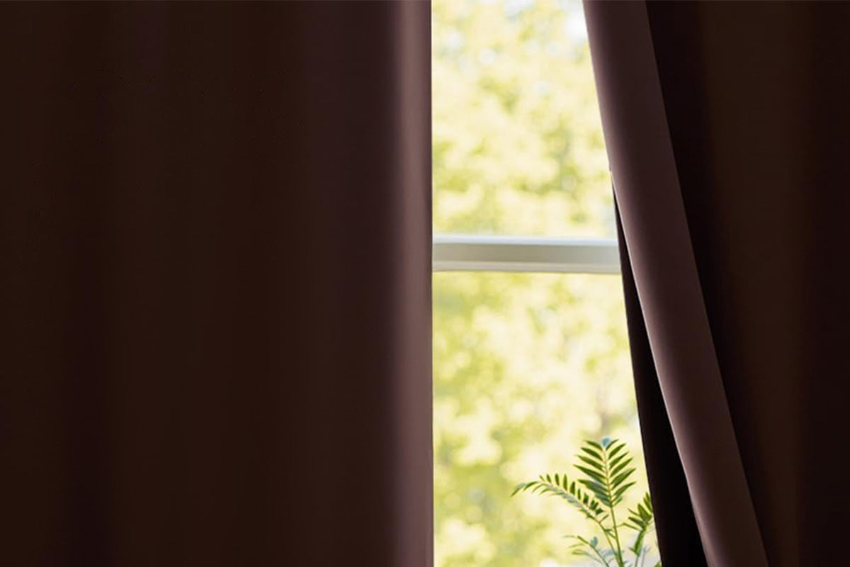 2 Pack 100 Percent Blackout Curtains - Pink