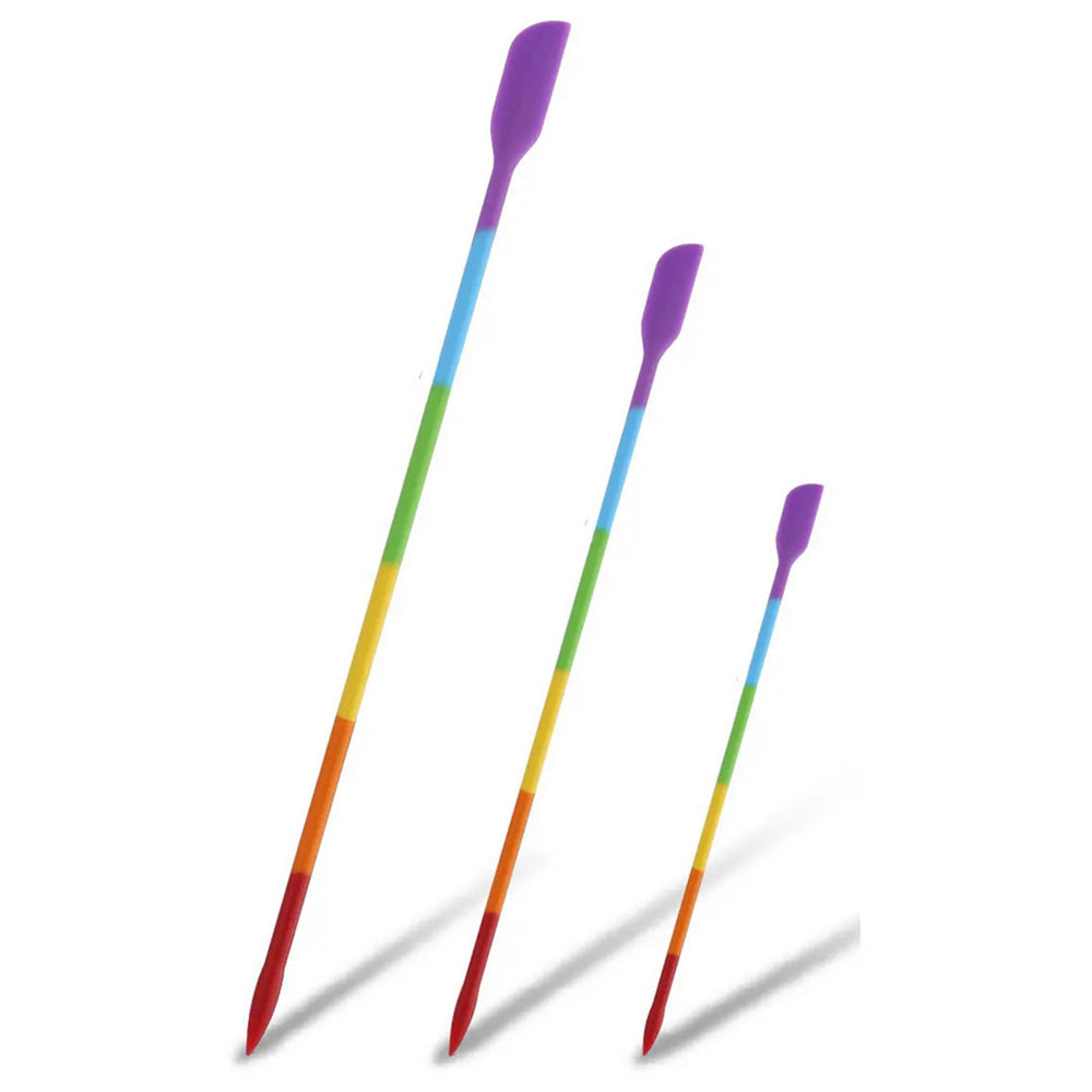 9PCS Silicone Spatula Set Non stick Spoon Utensil Baking Tools With Ergonomic Grip-Mixed Color