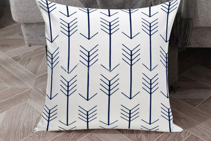2Pcs 45X45CM Linen Geometric Throw Pillow Cushion Cover ST4