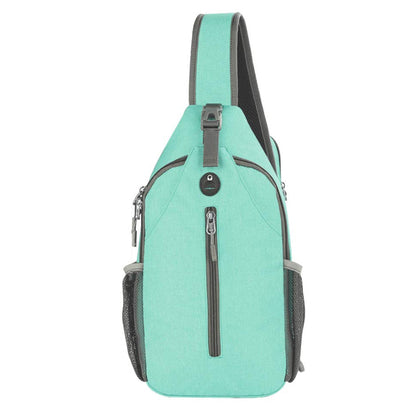 Water-Resistant Crossbody Bag Travel Sling Shoulder Bag with Multiple Compartments Headphone Port (Copy) (Copy)