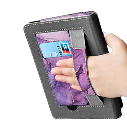 Case for Kindle Paperwhite 6 with Hand Strap Stand 7 Inch-Purple