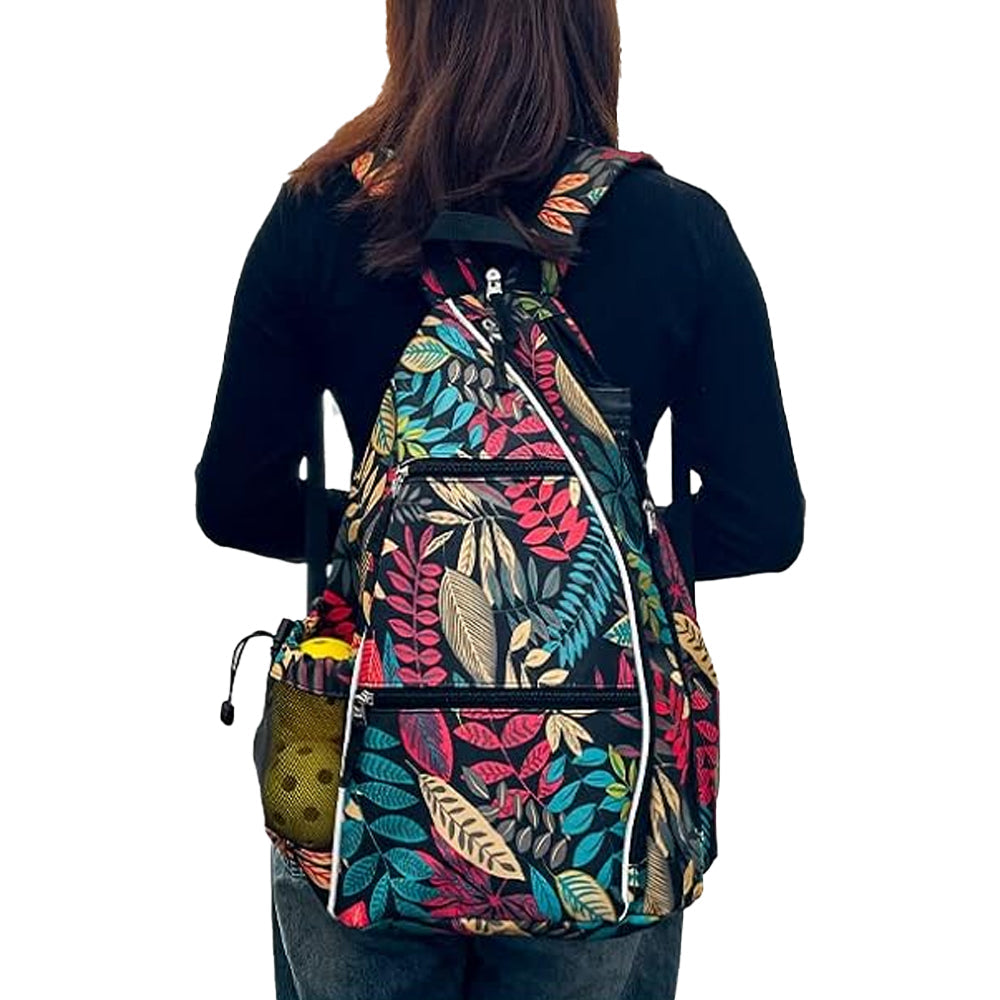 Pickleball Bag Pack Reversible Backpack Travel Sports Sling Bag Style 1