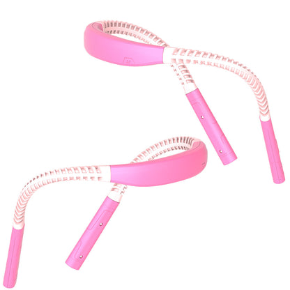 LED Book Light Adjustable Brightness Neck Reading Light for Knitting Repairing-Pink