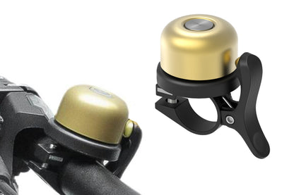 Anti-Theft Bike Bell Water Resistance Positioning System Bicycle Ring For AirTag Tracker-Copper