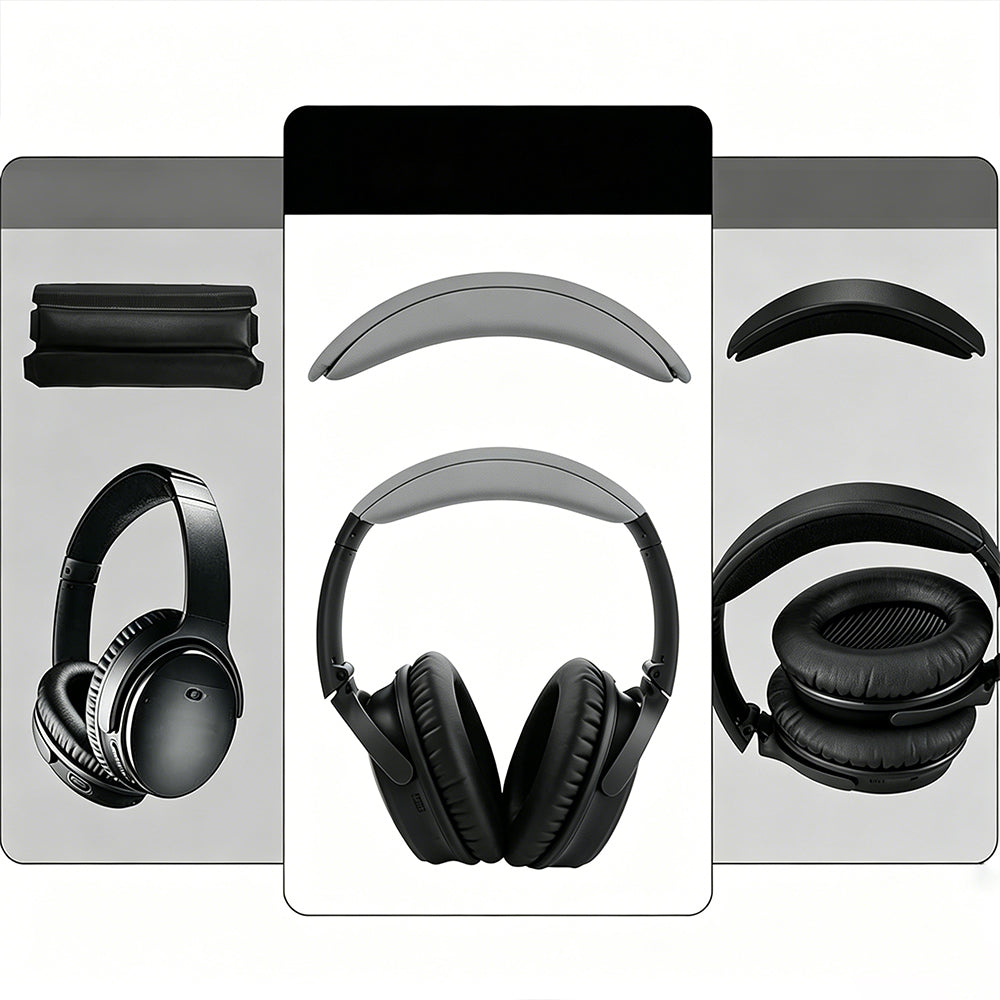 Replacement Headband Cushion for Bose QC35 QC35 II QC45 with Screwdriver-Grey