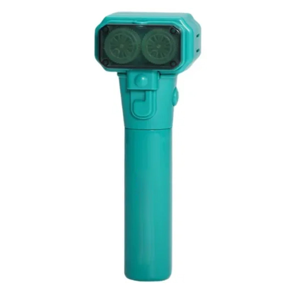 Handheld Double Wheel Rope Launcher Glow In the Dark Lasso Loop Fidget Toy-Green