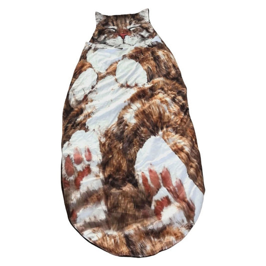 Cat Sleeping Bag Wearable Blanket for Camping Sleepovers Home Lounging Style4