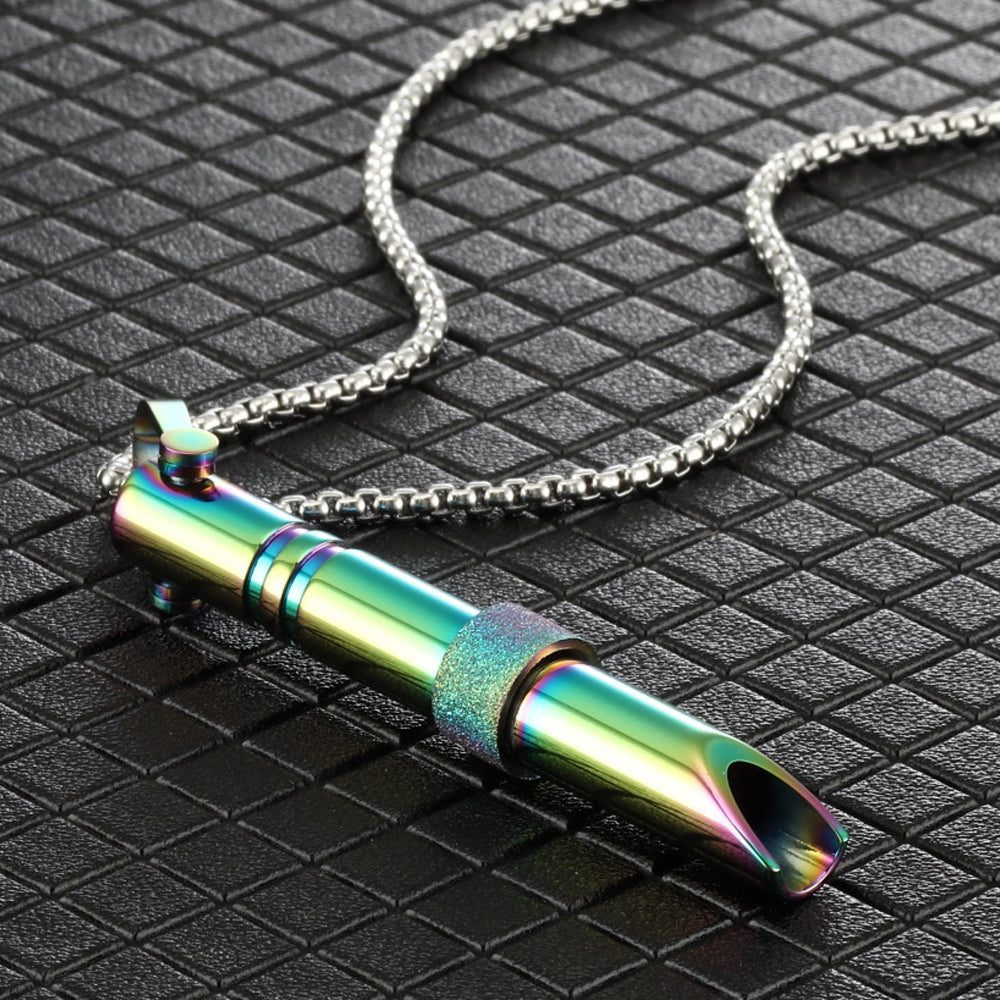 Mindful Breathing Necklace Calming Necklace Meditation Necklace with Cleaning Brush Multicolor