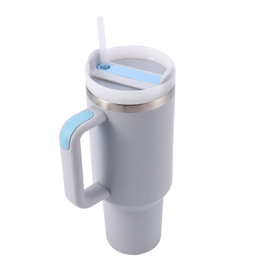 40oz Insulated Tumbler Stainless Steel Double Wall Water Bottle Travel Mug Grey