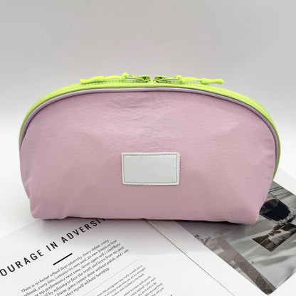3-in-1 Clam-Shaped Underwear Bra Panty and Sock Travel Storage Bag - Pink