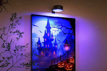 3 Piece Wireless Art Display Picture Lights - Black