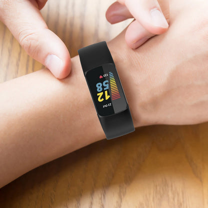 Silicone Watch Strap Wristband for Fitbit Charge 5-Small Style 2