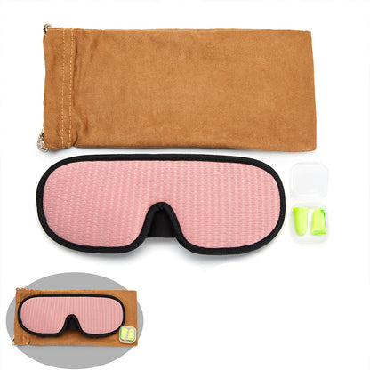 Travel  3D Sleeping Eye Mask Soft Memory Foam Blockout Eye Mask Pink