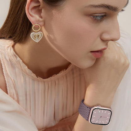 Adjustable Braided Loop Nylon Strap Compatible with Apple Watch Style 4