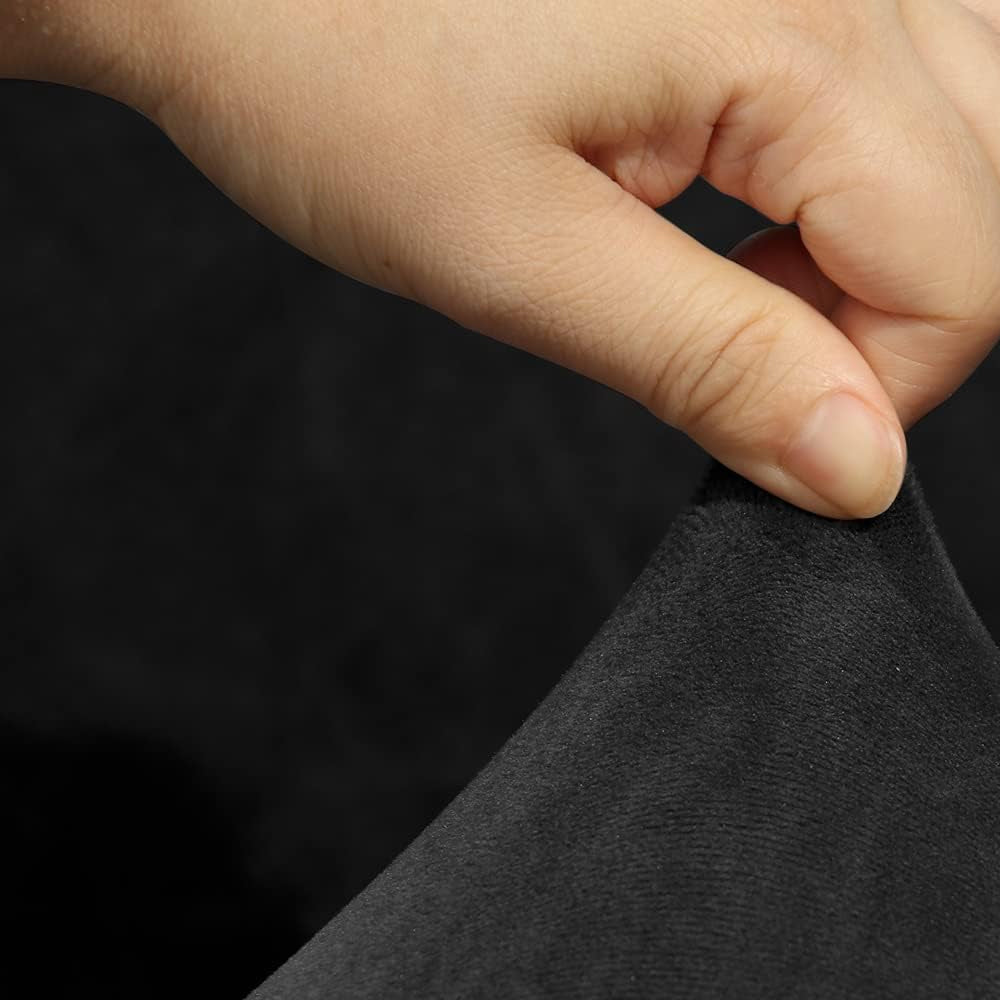 Corner Sofa Cover Anti Slip Covers Recliner Corner Sofa Protector Black