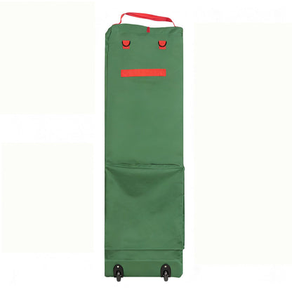 Rolling Christmas Tree Storage Bag Handy with Handle for Easy Carry Green