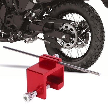 Motorcycle Chain Alignment Tool Chain Straightener Corrector for Dirt Bike ATV-Red