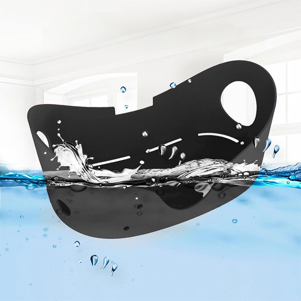 7-Piece Silicone Protective Case Set for Meta Quest 3S VR Headset Accessories Black