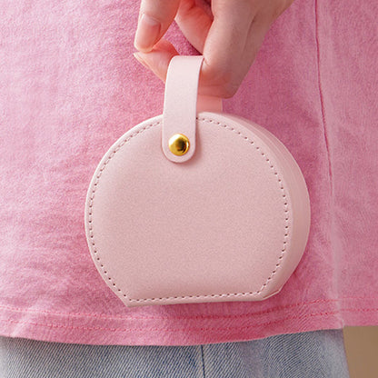 Travel Jewelry Case with Detachable Handle Accessory Organizer Pink