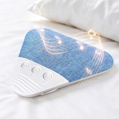 Pillow Speaker Bluetooth Under Pillow Sleep Speaker with White Noise-Blue