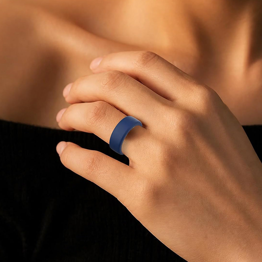 2Piece Ring Covers Compatible with Oura Ring 5-Blue