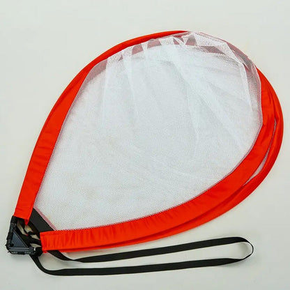 Portable Pop-Up Soccer Goal Set with 3 Ground Pegs and Carry Storage Bag Red