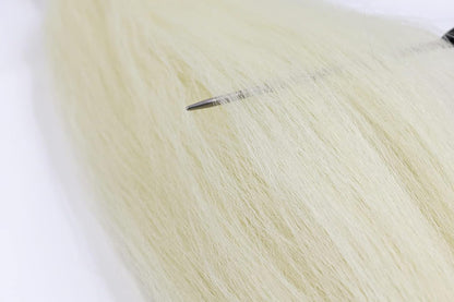 4Pcs Pre Stretched Hair Extensions Synthetic Hair Extension for Cosplay-Beige