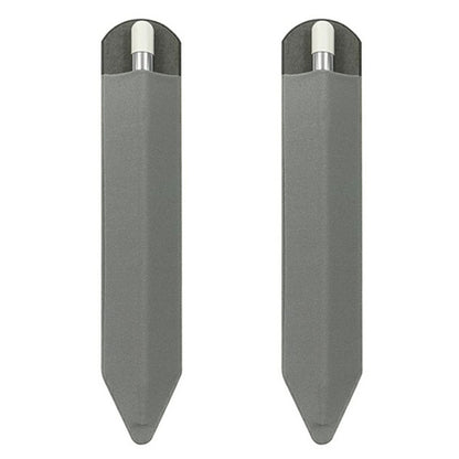 2Pcs Stylus Holder Adhesive Pen Sleeve for Apple Pencil Capacitive Pen-Grey