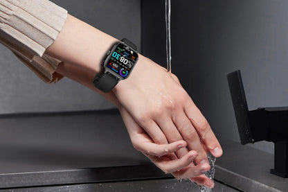 Bluetooth Smart Watch 59 Sports Modes Heart Rate Sleep Monitor Black