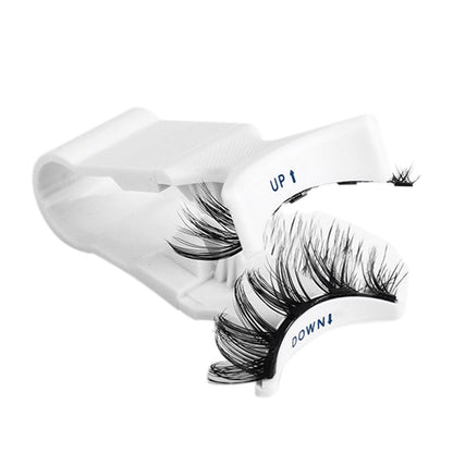 Pair of Reusable Clip-On Natural Look Eyelashes Glue-Free Fake Lashes Style 3