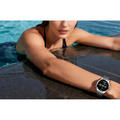 Smart Watch for Women Waterproof Smartwatch 100+ Sports Fitness Tracker Watch-Silver