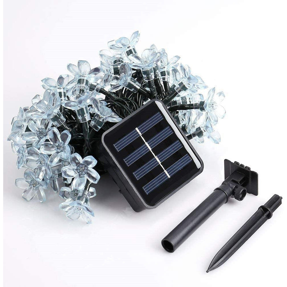 Outdoor Solar Flower String Lights Fairy Garden Lights for Christmas Decor Style 1