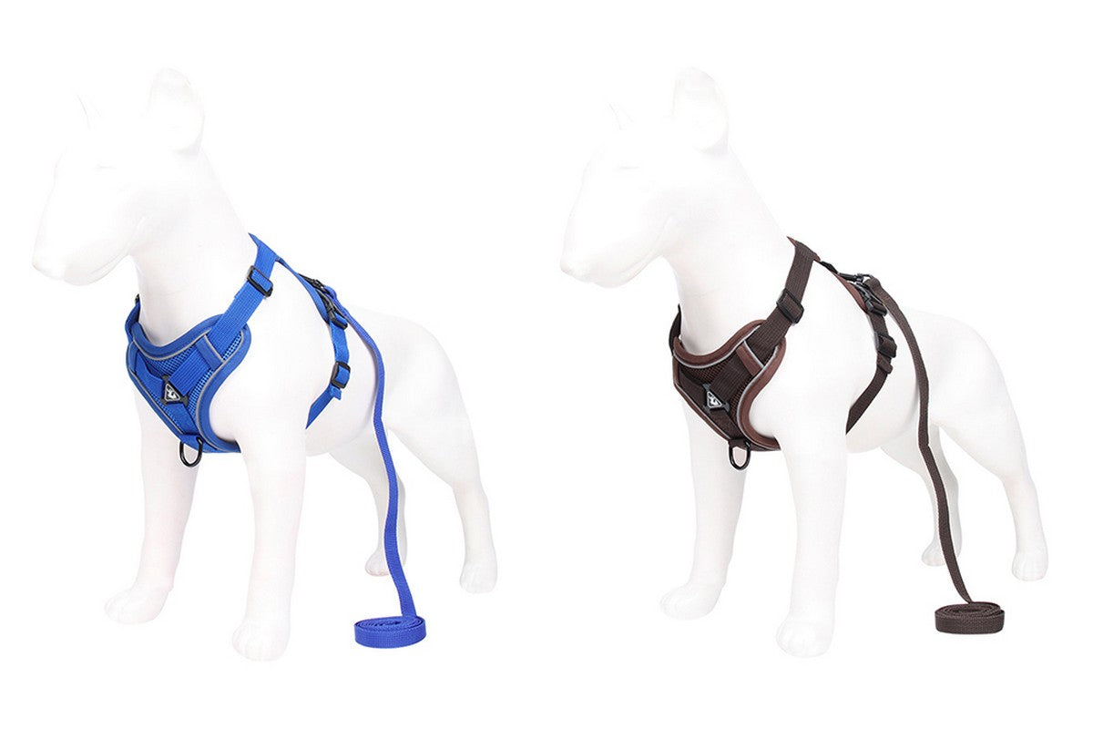 No Pull Dog Harness and Lead Set Puppy Cat Step in Vest Harness Leash