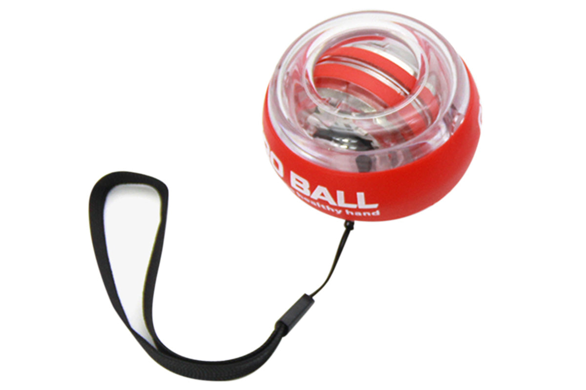 6 Color LED Gyroscope Wrist Exercise Ball Strength Trainer Muscle Training-Red