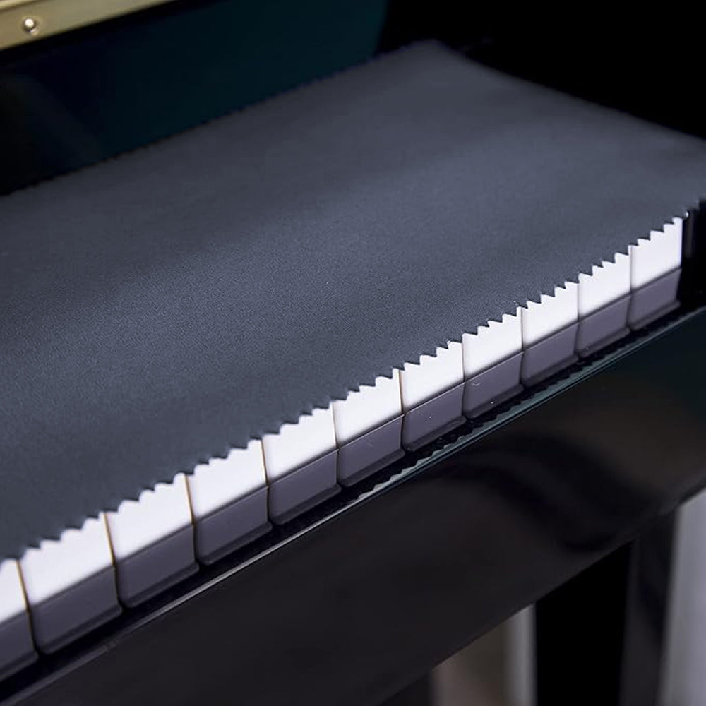 For 88 Keys Piano Keyboard Cover Electronic Keyboard Anti-Dust Cover Gray