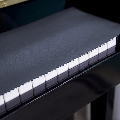 For 88 Keys Piano Keyboard Cover Electronic Keyboard Anti-Dust Cover Gray