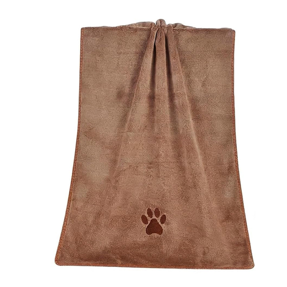 Microfiber Dog Drying Towel Absorbent-Coffee