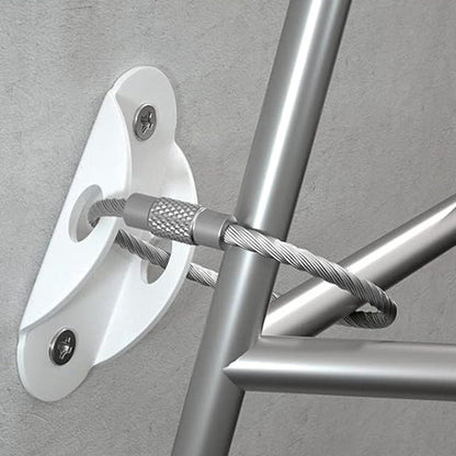 10Pcs Set Furniture Anchors Anti Tip Furniture Straps White