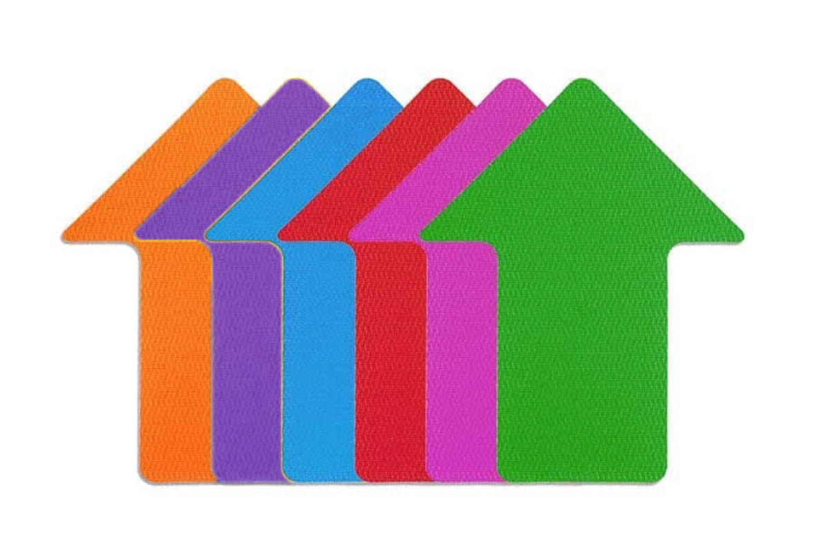 48PCS Arrow Carpet Spot Markers Classroom Teaching Game Tool