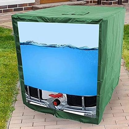 Weather Resistant Protective Cover for 1000L IBC Tank Green
