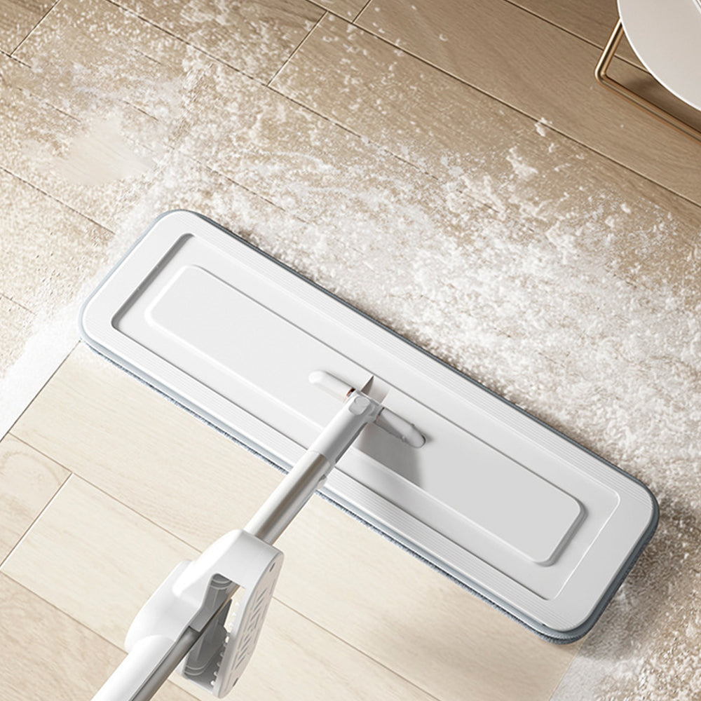 Self Wringing Spray Mop Hands-Free Mite Removal Floor Mop with 5 Replaceable Mop Cloth