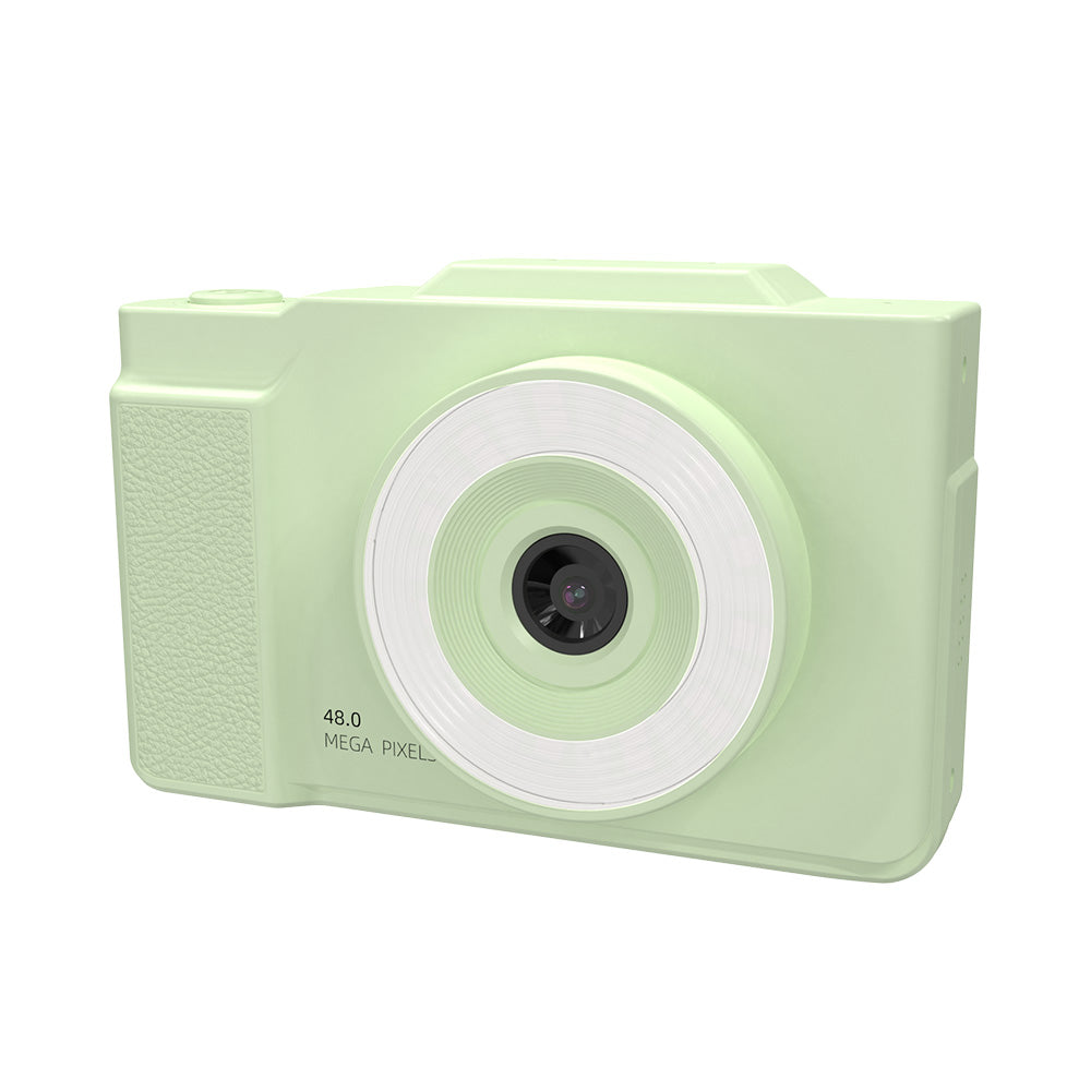 16X Zoom Digital Camera 180 Degree Flip Screen Autofocus Video Camera with 32G Memory Card Green