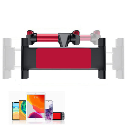 Universal Car Headrest Tablet Holder Rotating Mount for Phones Tablets Red