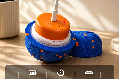 TPU Interactive Dog Ball with 3 Motion Modes Herding Ball for Dogs - Blue