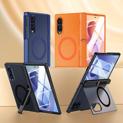 Phone Case for Galaxy Z Fold 8 with Screen Protector - Blue