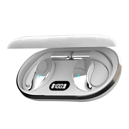 115-Language Wireless AI Translator Headphone Bluetooth Earbuds with Charging Case White