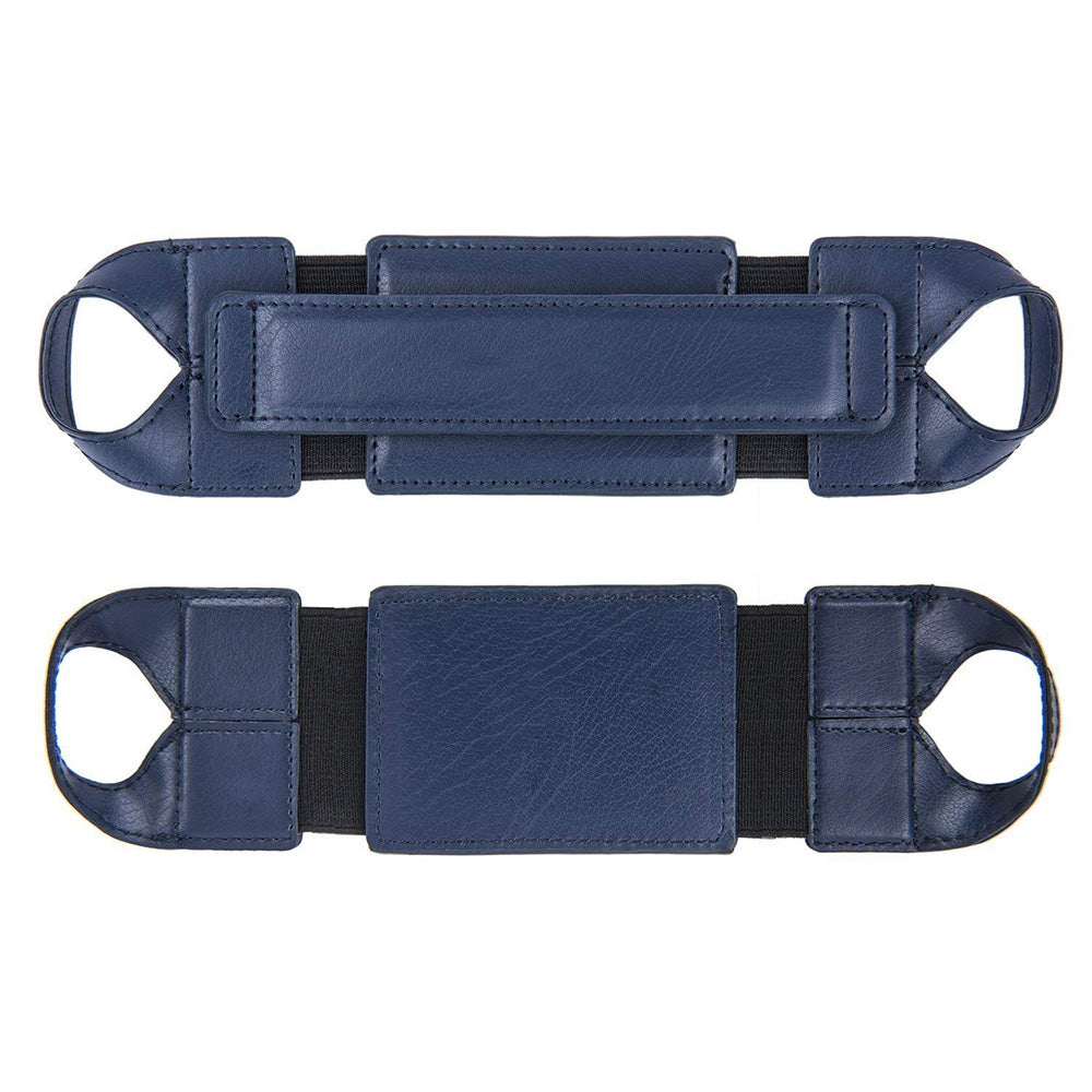 PU Leather Hand Strap Holder Stand-Blue