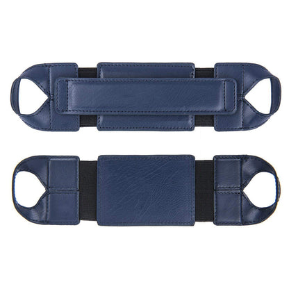 PU Leather Hand Strap Holder Stand-Blue