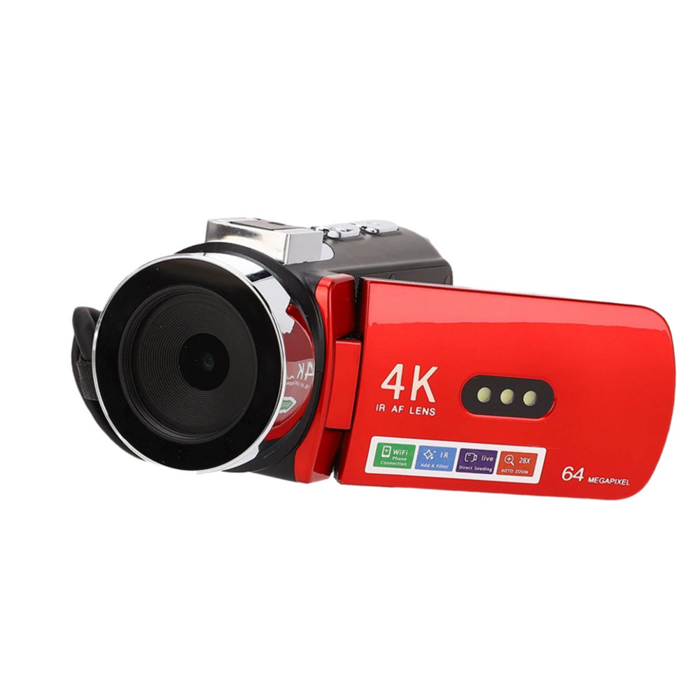 4K 64MP Video Camcorder with 28X Digital Zoom Vlogging Camera for YouTube Style 2