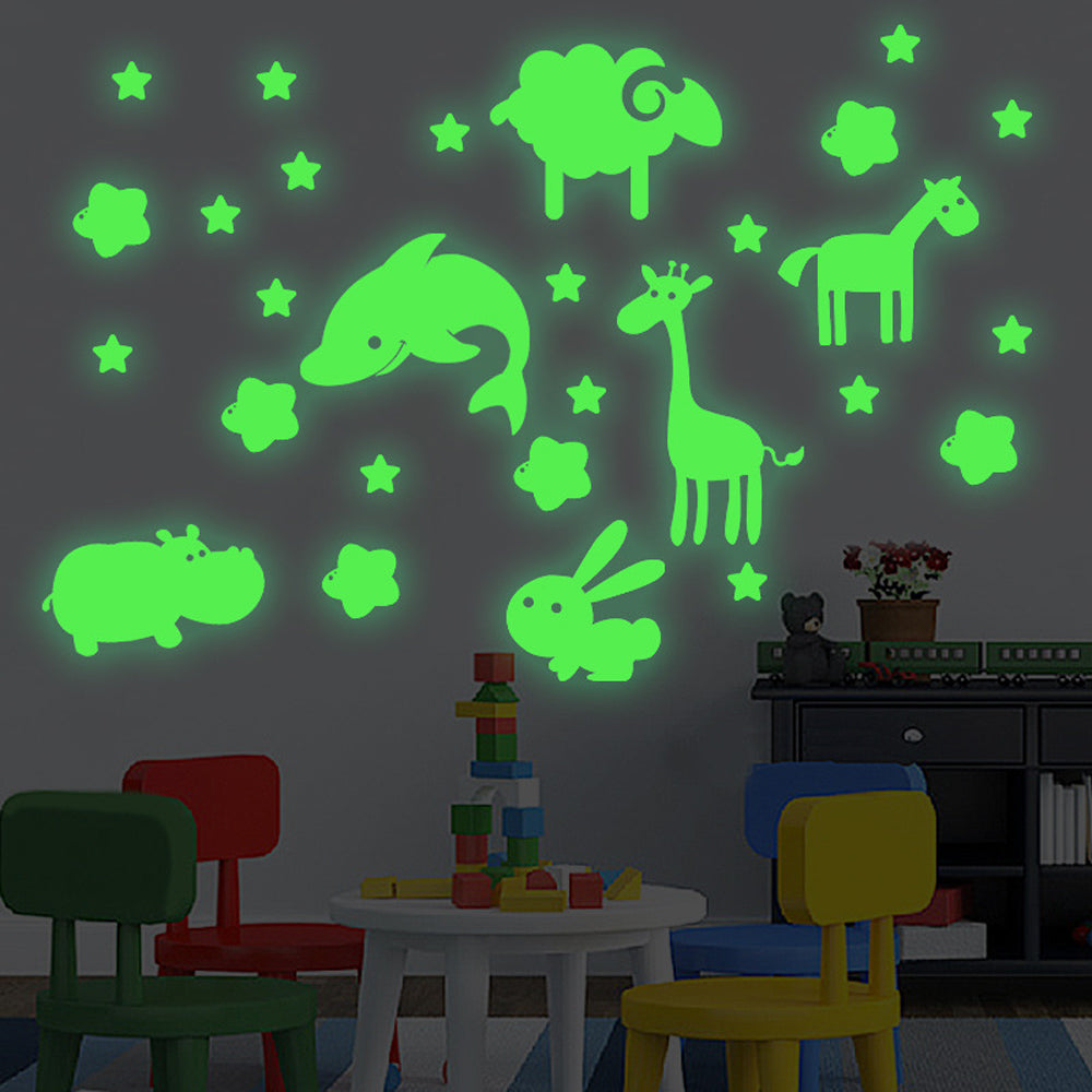 Luminous Wall Stickers Glow in Dark Wall Decorative Wall Decals for Baby Children Room-Style 5